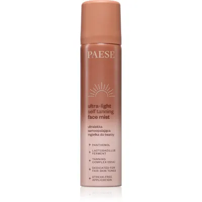 Paese Ultra-light Self Tanning Face Mist Spray pentru protectie faciale 75 ml
