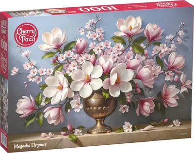 Puzzle Cherry Pazzi din 1000 piese - Magnolie elegantă