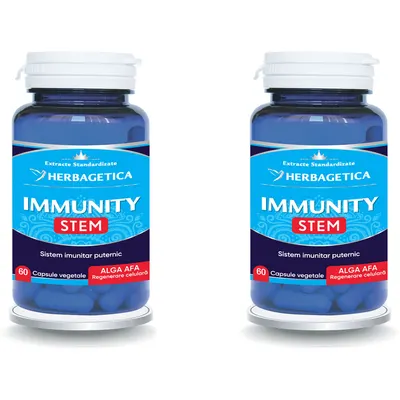 Pachet Immunity Stem 60cps+60cps (50% reducere la al doilea produs)