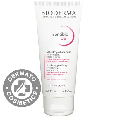Gel spumant Sensibio DS, 200ml, Bioderma
