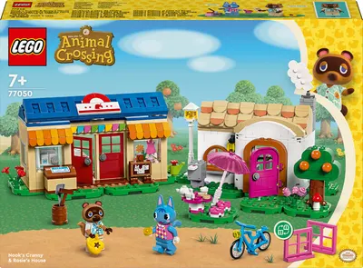 Constructor LEGO Animal Crossing - Tom Nook și Rosie (77050)