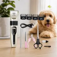 Masina de Tuns Animale Profesionala Fara Fir Reincarcabila USB 5 in 1