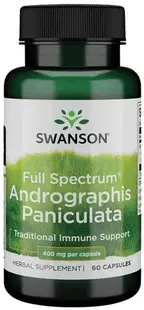 Full Spectrum Andrographis Paniculata, 60 capsule, Swanson