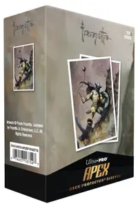 Protecții pentru carduri Ultra Pro - Frank Frazetta: Warrior with Ball and Chain Apex Deck Protector (105 buc.)
