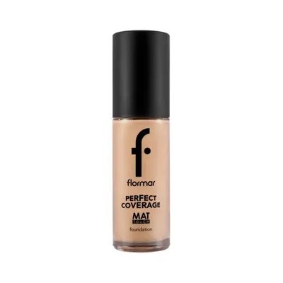 Fond de ten mat Perfect Coverage Mat Touch 321 Natural Pastelle, 30ml, Flormar