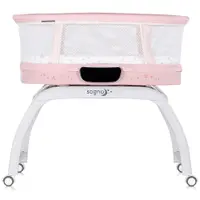 Patut pentru copii Chipolino Sogno 2 in 1 pink cu leganare si cantar integrat