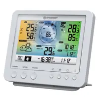 Statie meteo Bresser 7902581, termometru, higrometru, alarma, alb