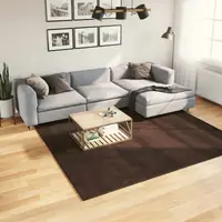 vidaXL Covor moale cu pile medie și spălabil HUARTE Maro 240 x 240 cm