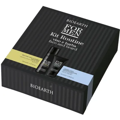 Set pentru Barbati Crema de Fata 50ml + Spuma de Ras si de Curatare Ten si Barba 150ml