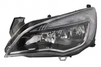 Far Stanga (H7 H7 W21, electric, cu motor, culoare insert: negru) potrivit OPEL ASTRA J, ASTRA J GTC 09.12-