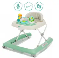 Premergator pentru copii Fillikid Green cu jucarie, opritor de siguranta, reglabil pe incaltime si pliabil