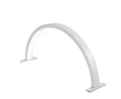 Lampa semiluna pentru masa diametru de 72cm | 50w LED | alb-negru