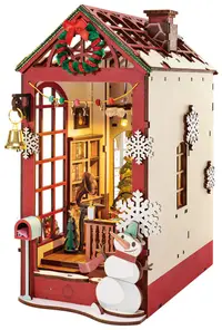 Model asamblat Robo Time - Scena de Crăciun în interior