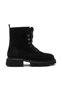 Ghete dama 304524042 - Piele naturala - Negru - Negru