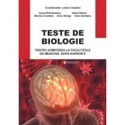 Teste de biologie pentru admiterea la facultatile de medicina, dupa Barron’s, editia 2024