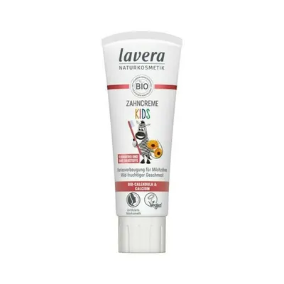 Pasta de dinti cu galbenele si calciu fara fluor pentru copii 75ml Lavera