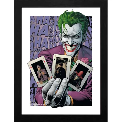 Poster cu Rama DC Comics - The Joker Haha Cards (30x40)