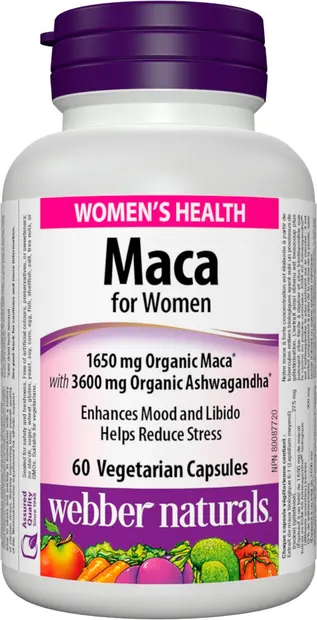 Maca for Women, 60 capsule, Webber Naturals