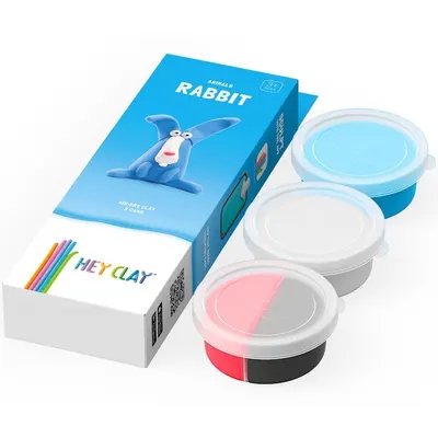 Set creativ din lut - Hey Clay Animals - Iepure