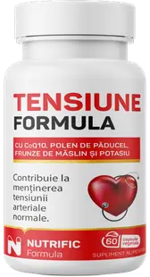 Tensiune Formula cu coenzima Q10, 60 capsule, Nutrific