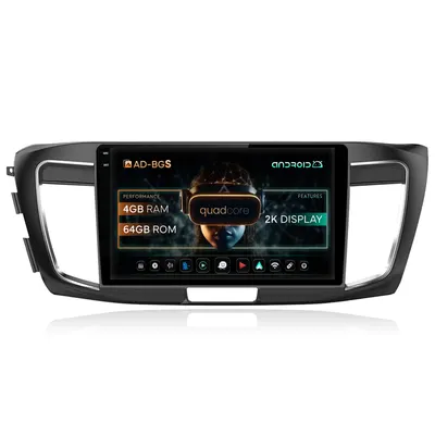 Navigatie 2K Honda Accord 9 (2013-2017), Android, S-Quadcore 4GB RAM + 64GB ROM, 10.36 Inch - AD-BGS100042K+AD-BGRKIT002