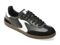 Pantofi sport SKECHERS negri, HOTSHOT, din piele naturala