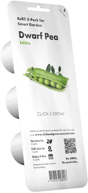 Semințe Click and Grow - Dwarf pea, 3 rezerve