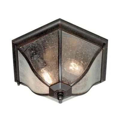 Corp de iluminat decorativ pentru exterior, New England 2 Light Flush Lantern Medium