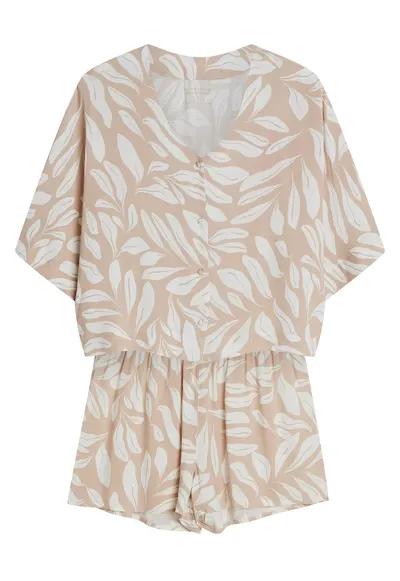Pijama dama - confort - piersica - Dextra - Floral