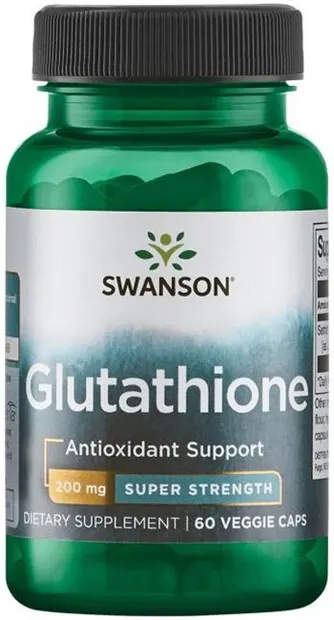 Glutathione, 200 mg, 60 capsule vegetale, Swanson