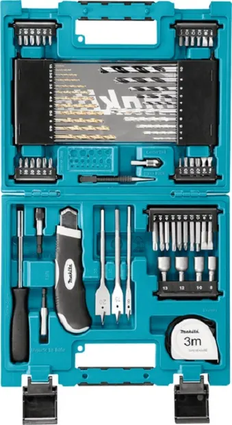 Set de capete și burghie Makita - D-33691, 71 piese