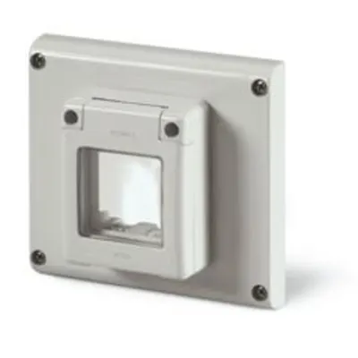 Cover With Insertncover With Insert Evolution Modules Ip55 Grey Evolution
