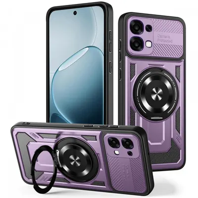 Husa pentru Oppo A6 Pro 5G / A6 Pro 4G, Techsuit, RuggedCam, Mov