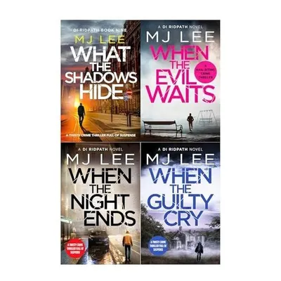M J Lee Di Ridpath Collection 4 Books Set (when The Evil Waits, When The Guilty Cry, When The Night Ends, What The Shadows Hide)