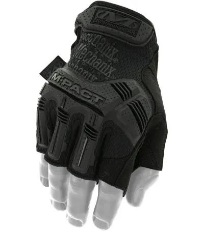 Manusi tactice M-Pact® Fingerless Mechanix Wear - NEGRU / M