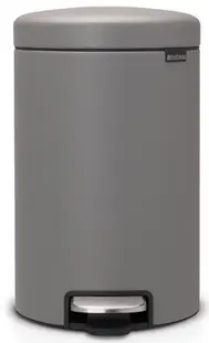 Coș de gunoi Brabantia - NewIcon, 12 l, Mineral Concrete Grey