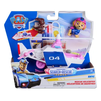 Set de joaca vehicul si figurine, Paw Patrol, Search and Rescue Helicopter, Skye, 20155160