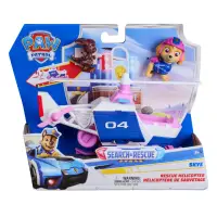 Set de joaca vehicul si figurine, Paw Patrol, Search and Rescue Helicopter, Skye, 20155160