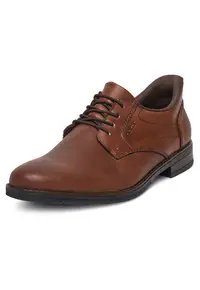 Pantofi barbatesti - piele naturala - varf rotund - maro