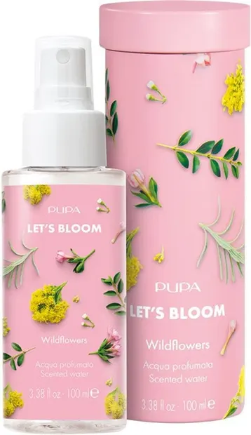 Pupa Let's Bloom Apă aromatizată Wildflowers, 100 ml + Cutie metalică