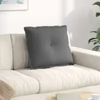 vidaXL Perna pentru spate Gri închis 60 x 19 x 50 cm țesătură