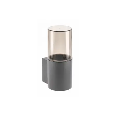 Corp de iluminat pentru exterior - Garden luminaire MEDIO-AU, E27, MAX.15W, IP54, AC220-240V, 50-60Hz, top wall lamp, graphite