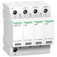 Descarcator modular iPRD40R 40 kA 350V 3P+N cu transfer de la distanta Schneider A9L40601