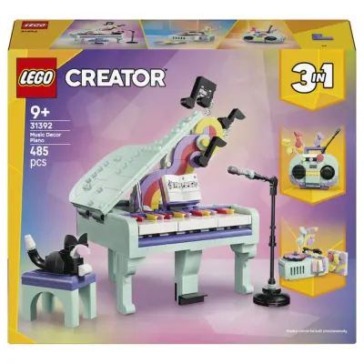 Lego Creator 3 in 1 - Pian decorativ cu o pisica (31392)