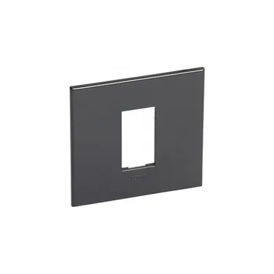 Placa Arteor - French/German standard - patrat - 1 module - graphite