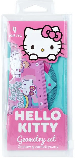 Set de instrumente de desen Cool Pack Hello Kitty - Pastel, 4 piese