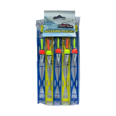 Linii undita fir monofilament 7 M lungime, carlig numarul 14, 5 bucati /set, Dual Fish ( pret/ bucata )