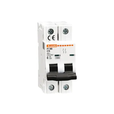 Siguranta automata, 2P - 10KA. 2 module, Curba declansare B, 1A