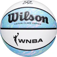 Minge de baschet Wilson - Caitlin Clark WNBA, mărimea 6, albastru/alb