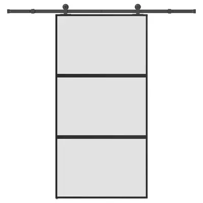 Gossi usa glisanta cu set de feronerie sticla temperata si aluminiu
